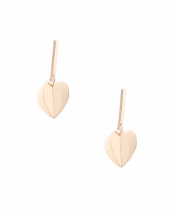 Drop Fashion Earring with Heart All Around ES700077 GOLD